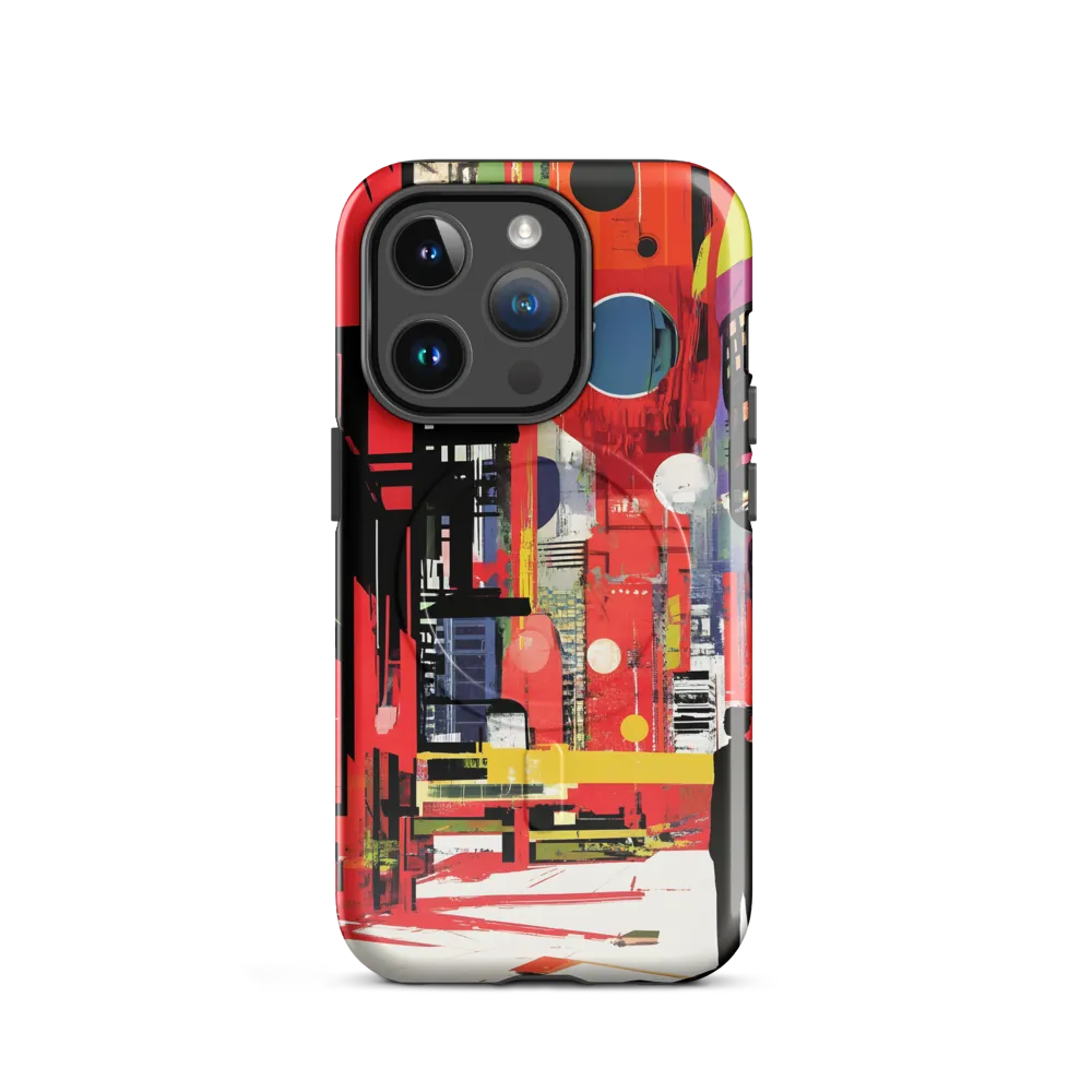 Urban Echoes: A Futuristic Reverie | Phone Case |  14 Pro | MagSafe® Tough Case | Glossy