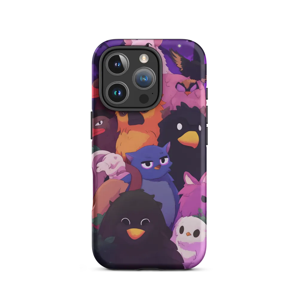 Whimsical Avian Gathering