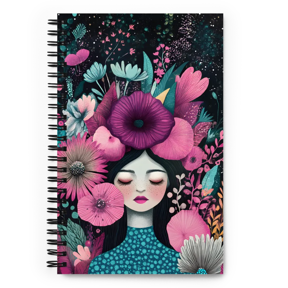 Blooming Serenity | Spiral Notebook