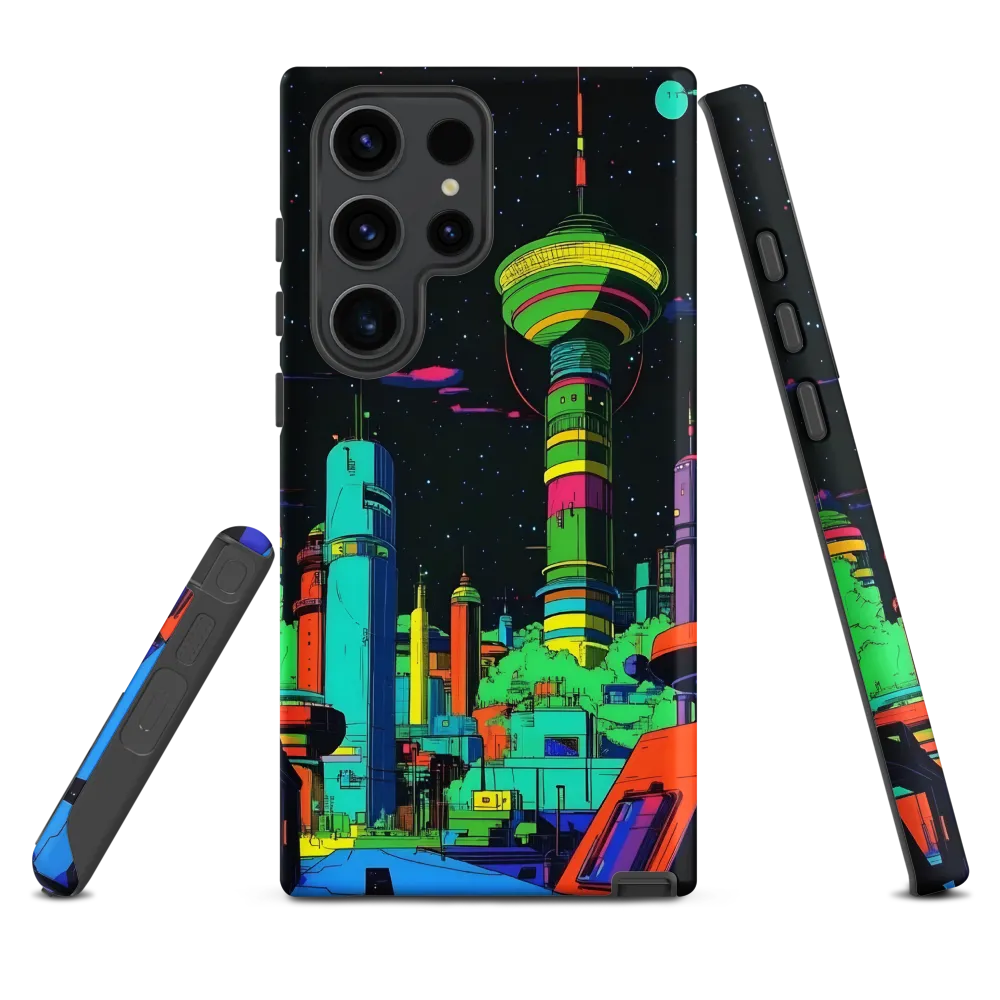 Neon Dreams: A Futuristic Cityscape