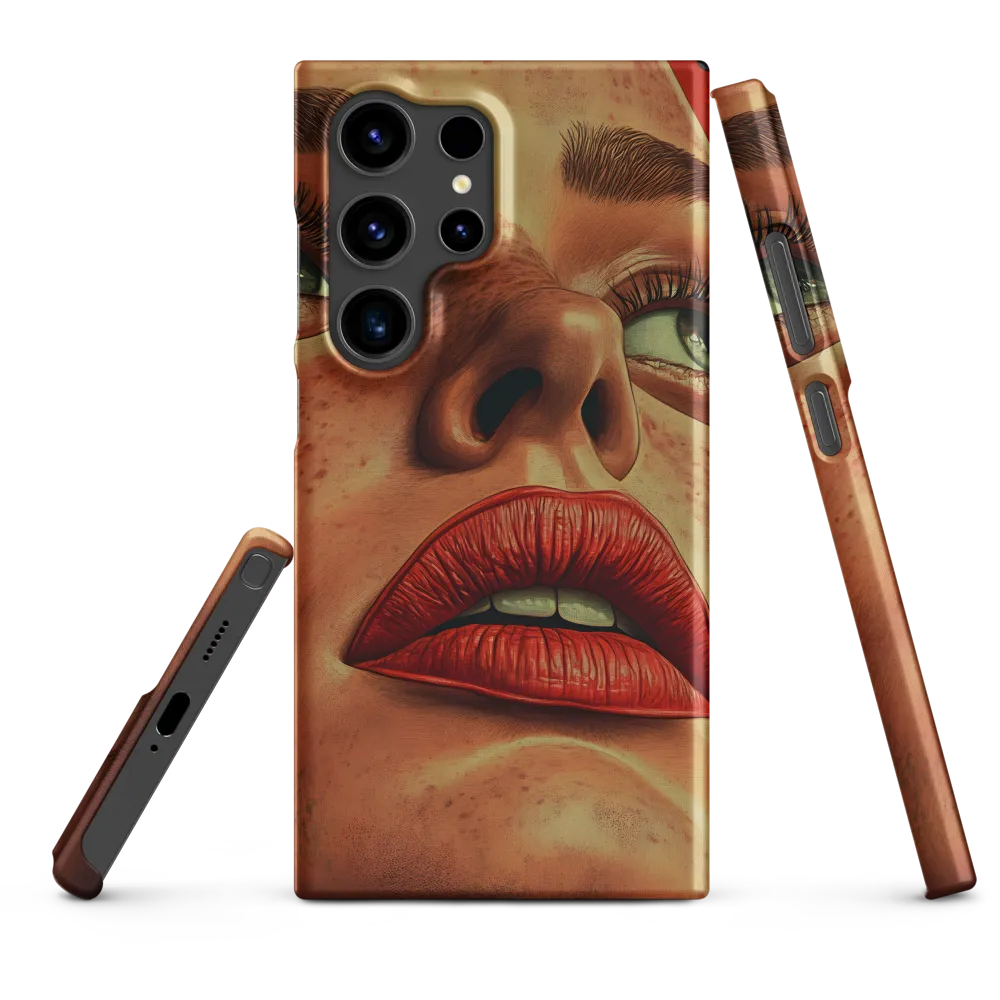 Red Intensity: A Portrait of Elegance