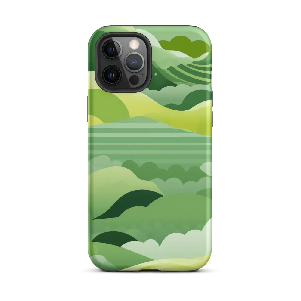 Tranquility in Green Waves