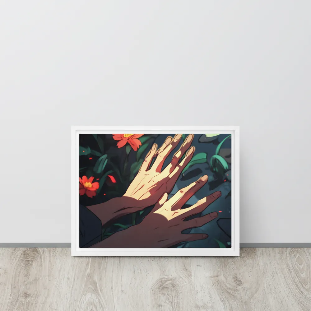 Whispers of Nature | Canvas with White Frame | 12″×16″