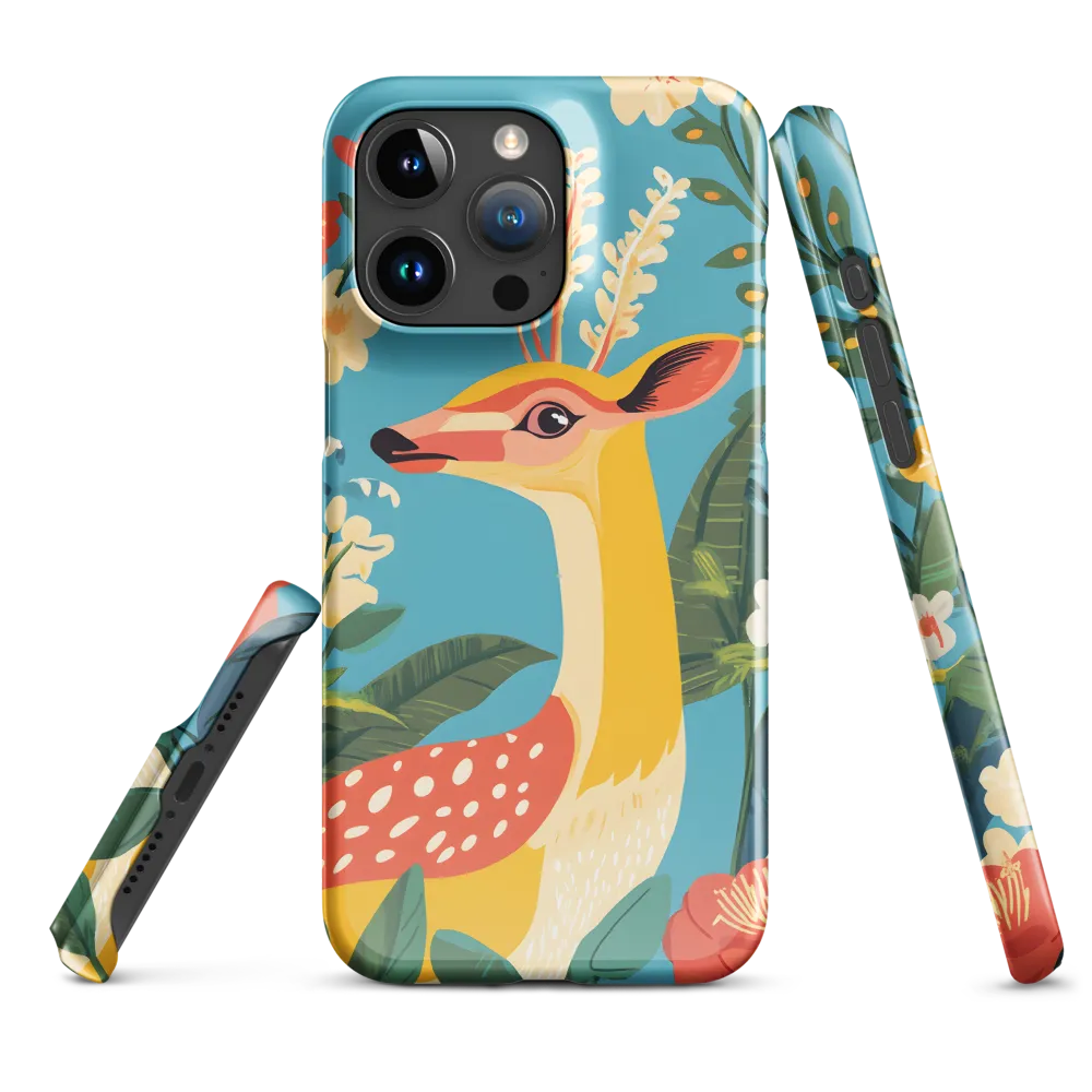 Serene Majesty: A Vibrant Deer Amidst Flora