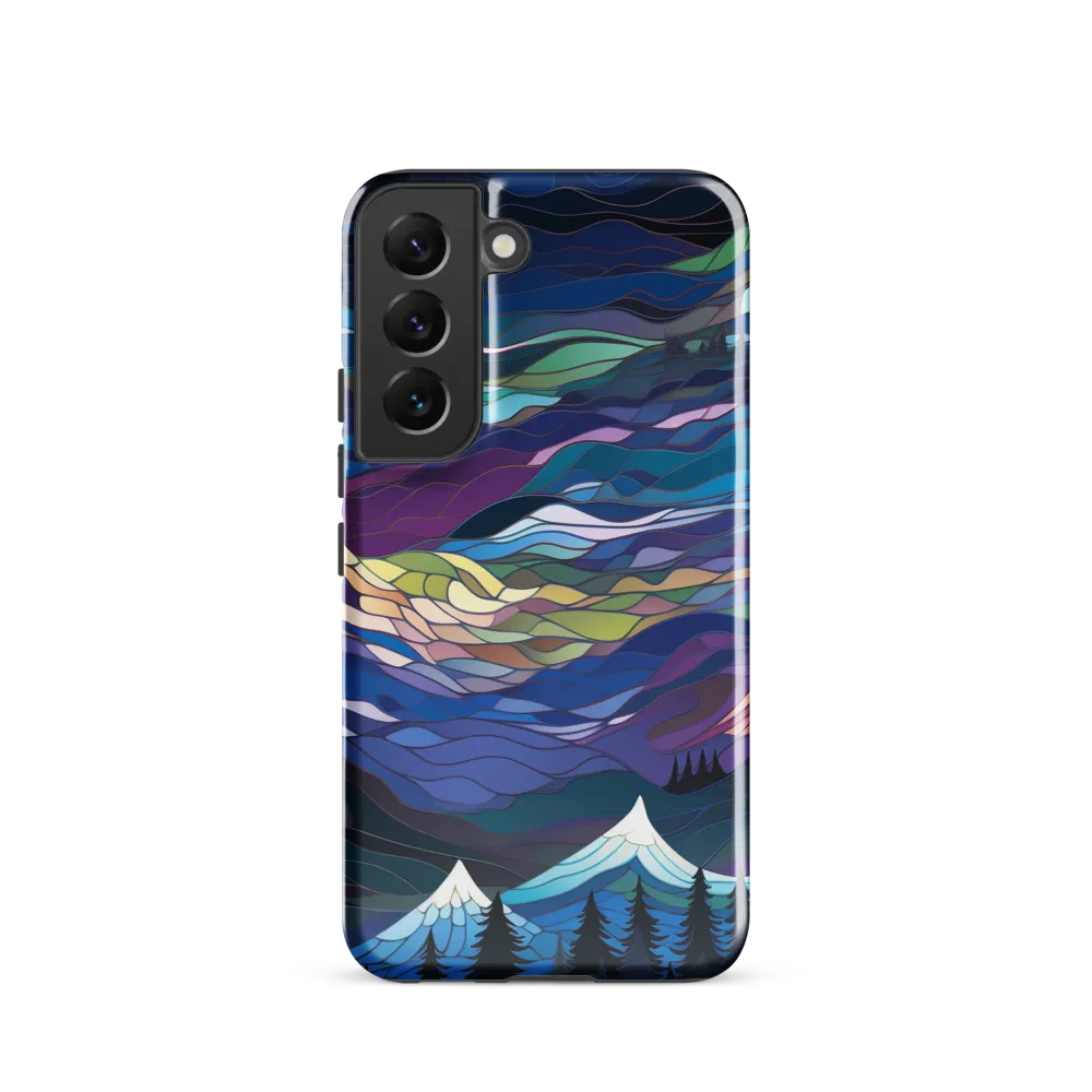 Twilight Peaks: An Abstract Mountain Landscape
