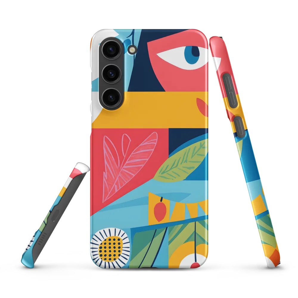 Vibrant Geometric Visage