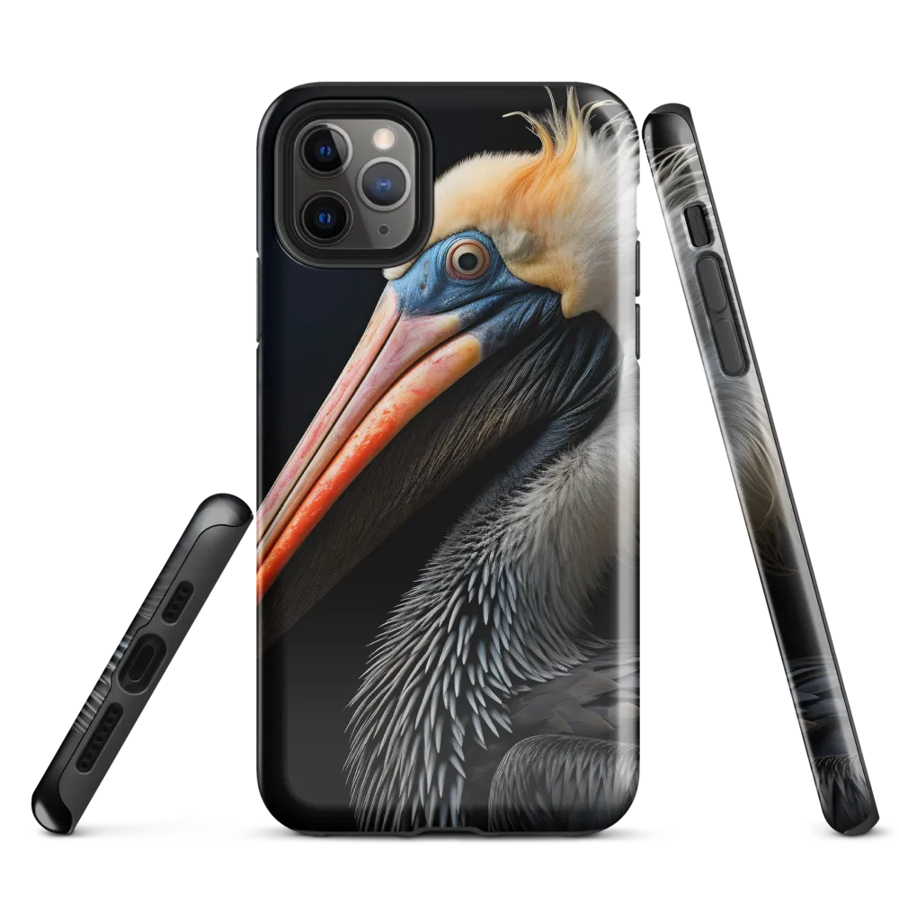 Majestic Portrait of a Pelican | Phone Case |  11 Pro Max | Tough Case | Glossy