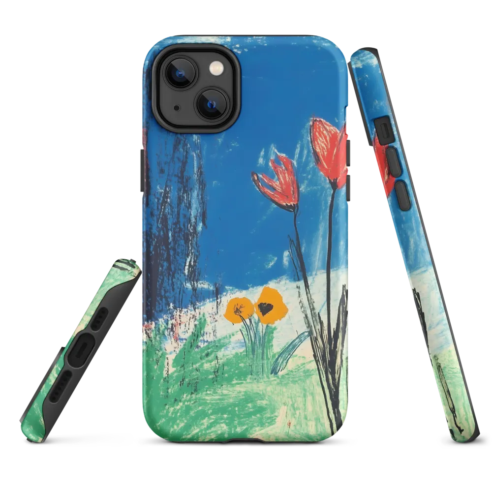 Joyful Blossoms in Blue
