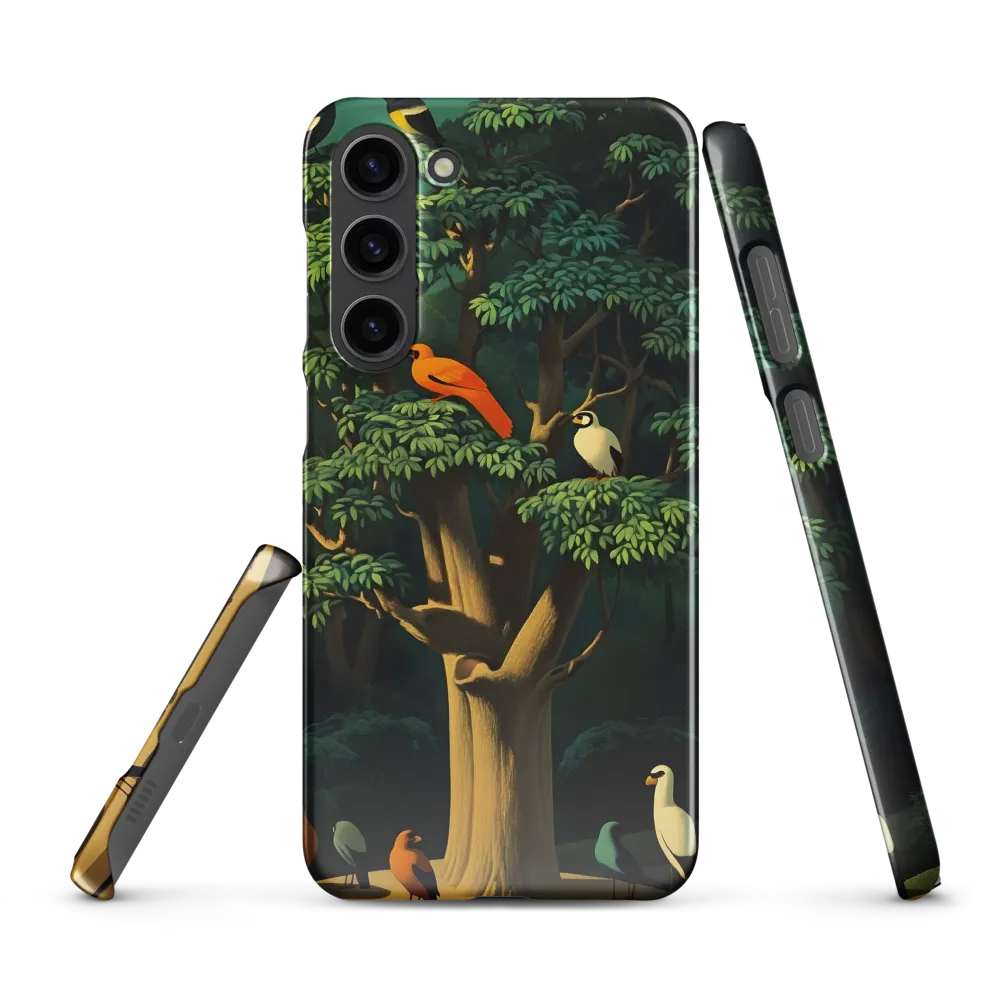 Harmony in Color: A Surreal Bird Symphony