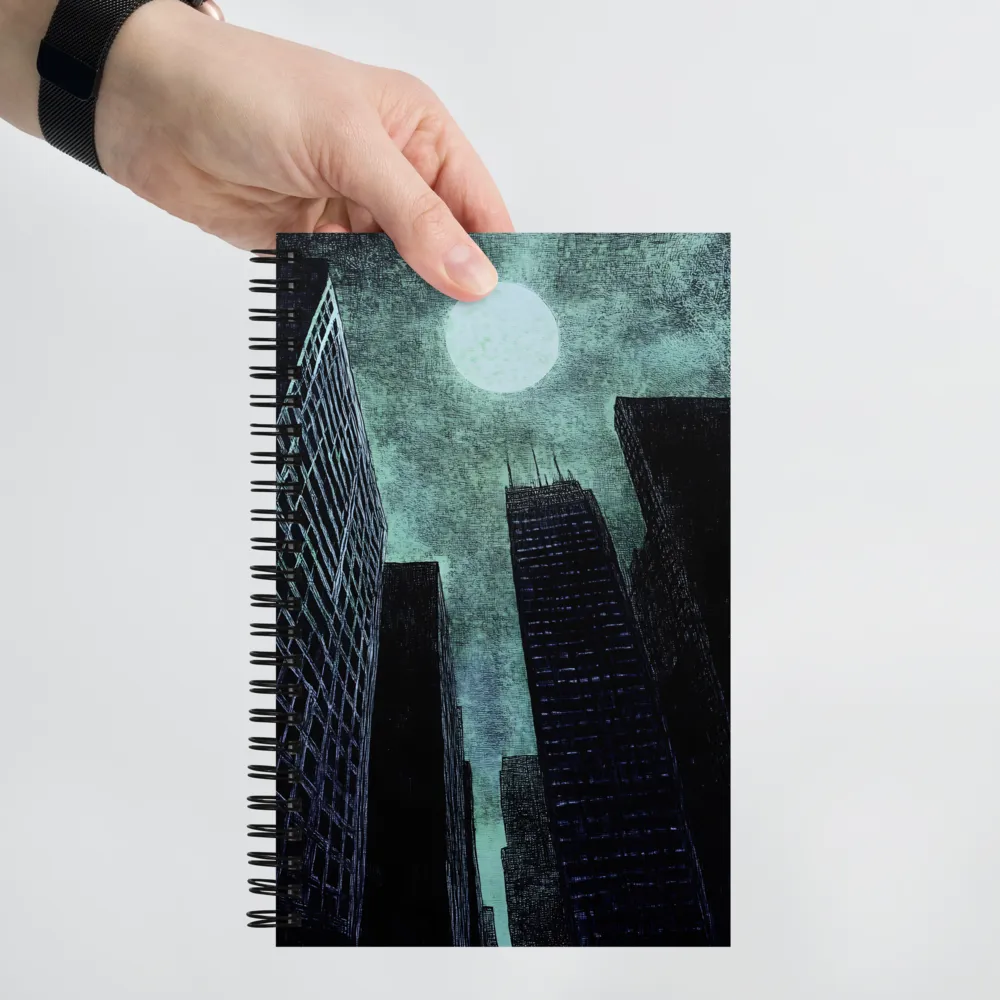 Eclipsed Urban Dream | Spiral Notebook