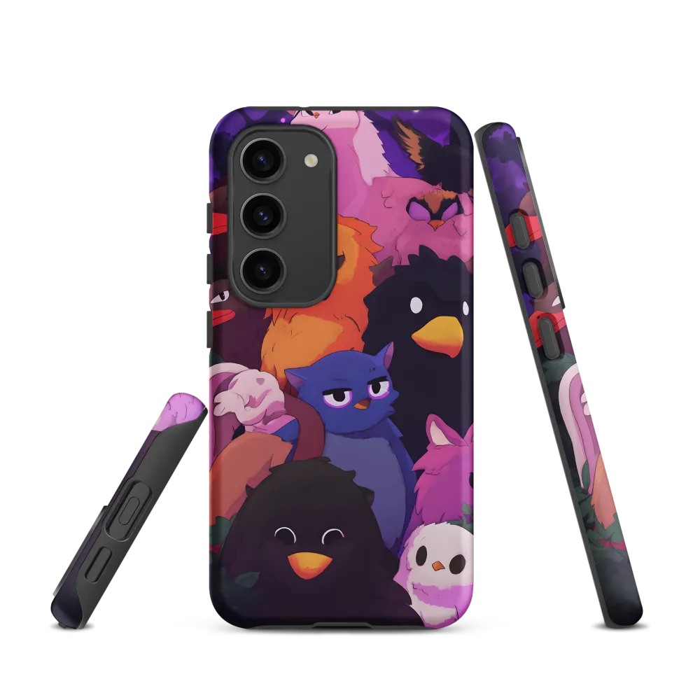Whimsical Avian Gathering