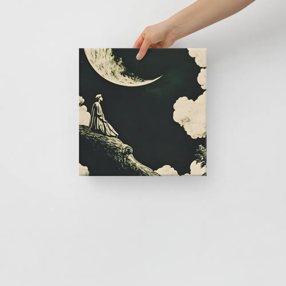 Whispers of the Moon | Canvas | 12″×12″