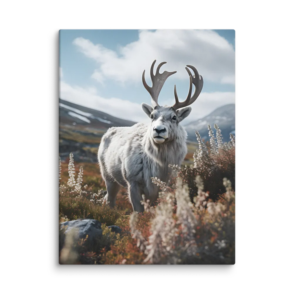 Majestic Harmony: The Reindeer in Nature | Canvas | 30″×40″