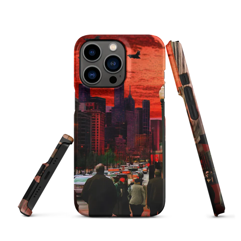Urban Reverie: Stratospheric Shadows | Phone Case |  13 Pro | Snap Case | Matte