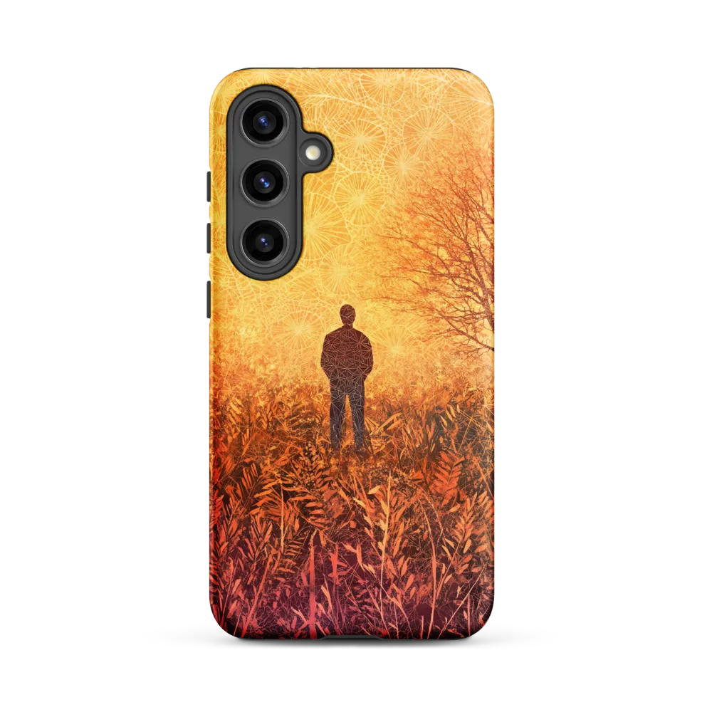 Contemplation in a Surreal Landscape