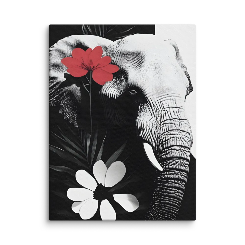 Elephant Harmony | Canvas | 12″×16″