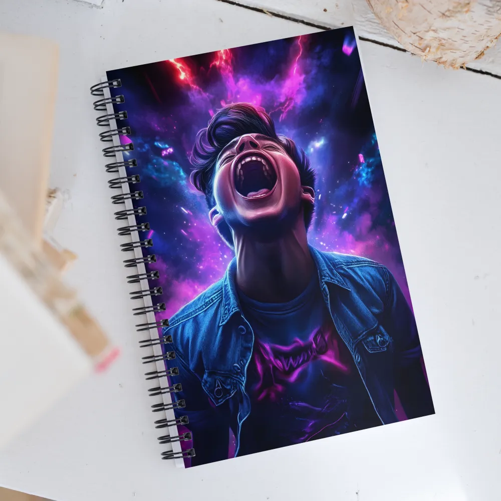 Cosmic Scream | Spiral Notebook