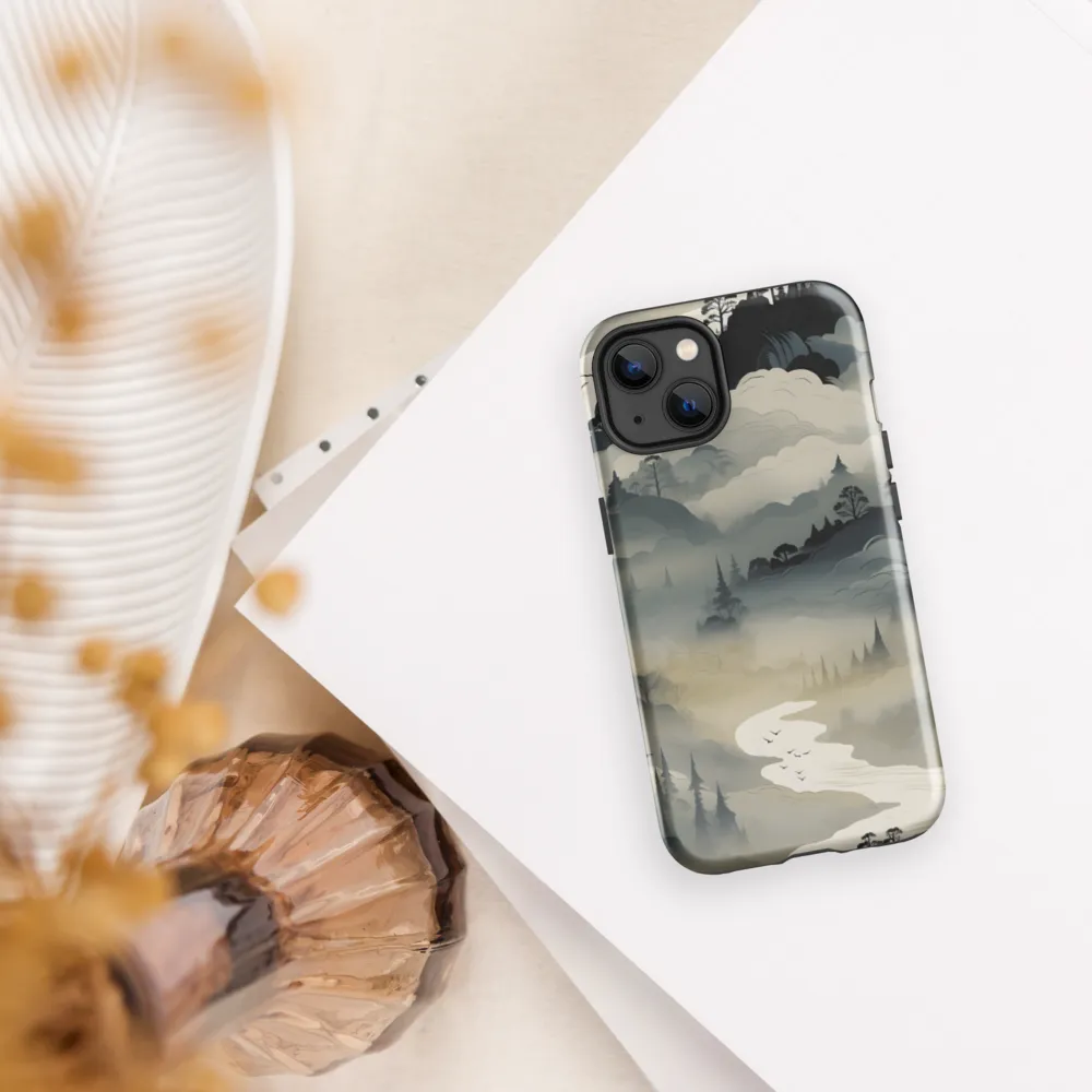 Whispers of the Misty Landscape | Phone Case |  13 | Tough Case | Glossy