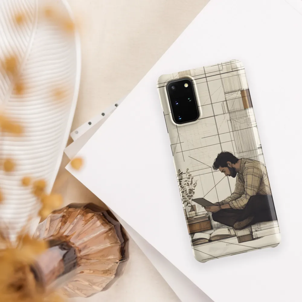 Quiet Reflections in Line | Phone Case |  S20 Plus | Snap Case | Matte