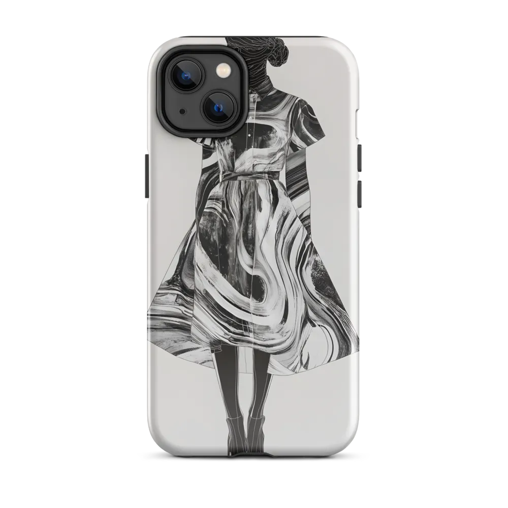 Whirls of Elegance: A Contemporary Fashion Design