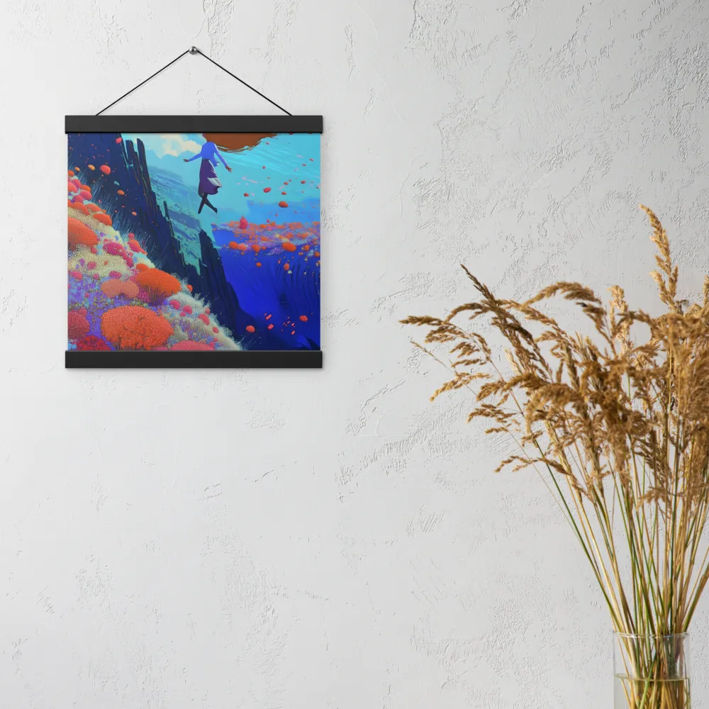 Whispers of Freedom | Poster With Black Wood Hanger | 12″×12″