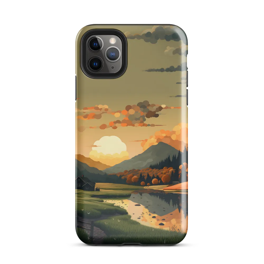 Whispers of Autumn: A Tranquil Evening | Phone Case |  11 Pro Max | Tough Case | Glossy