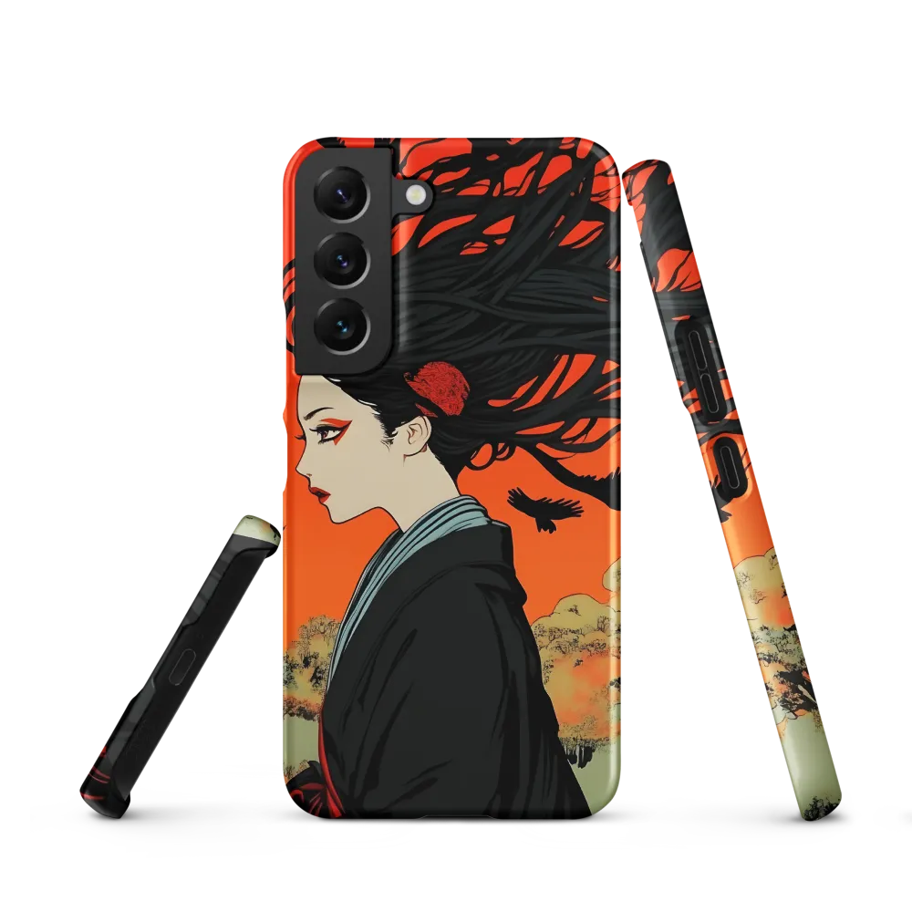 Whispers of Shadows | Phone Case |  S22 | Snap Case | Matte