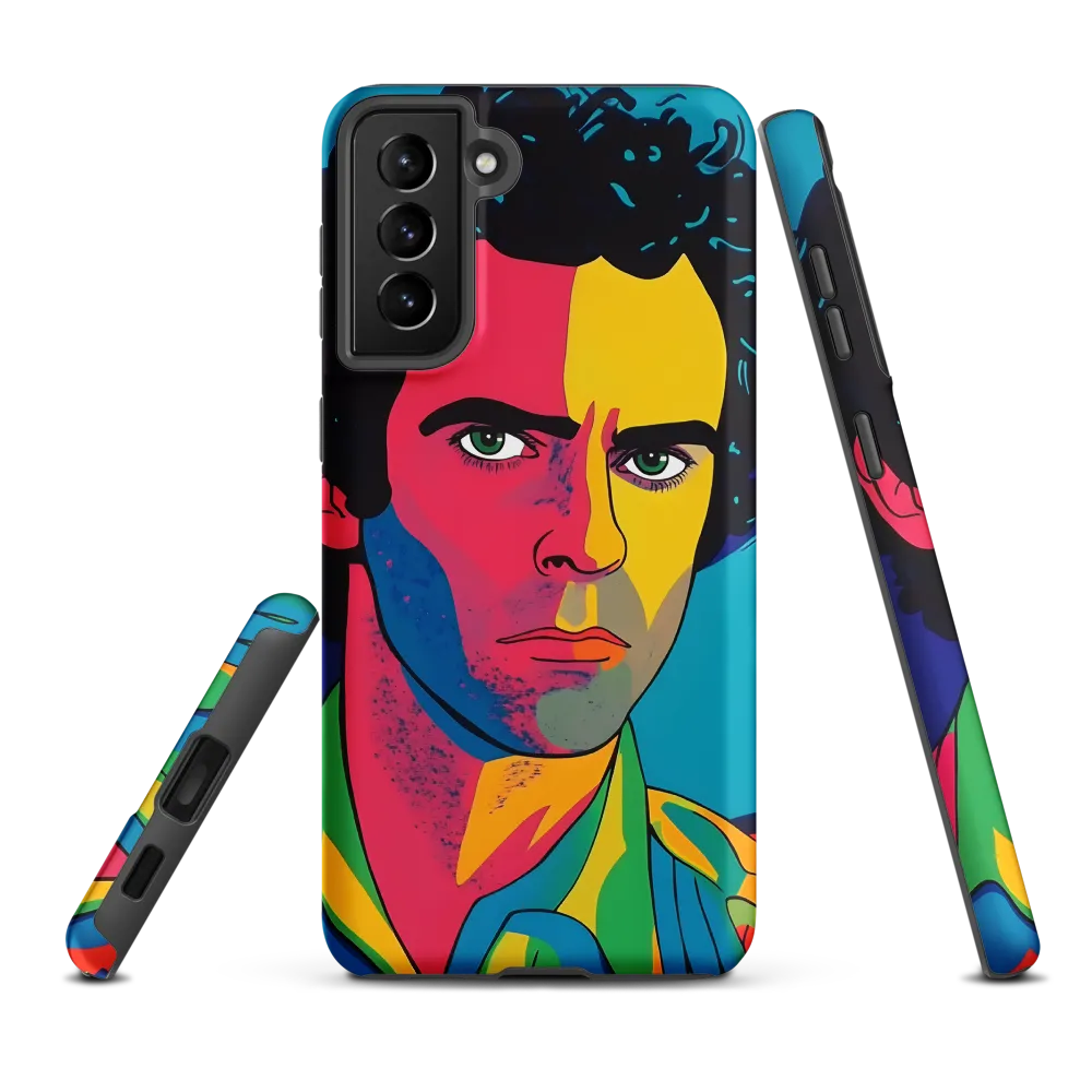 Electric Visage: A Portrait of Vibrance