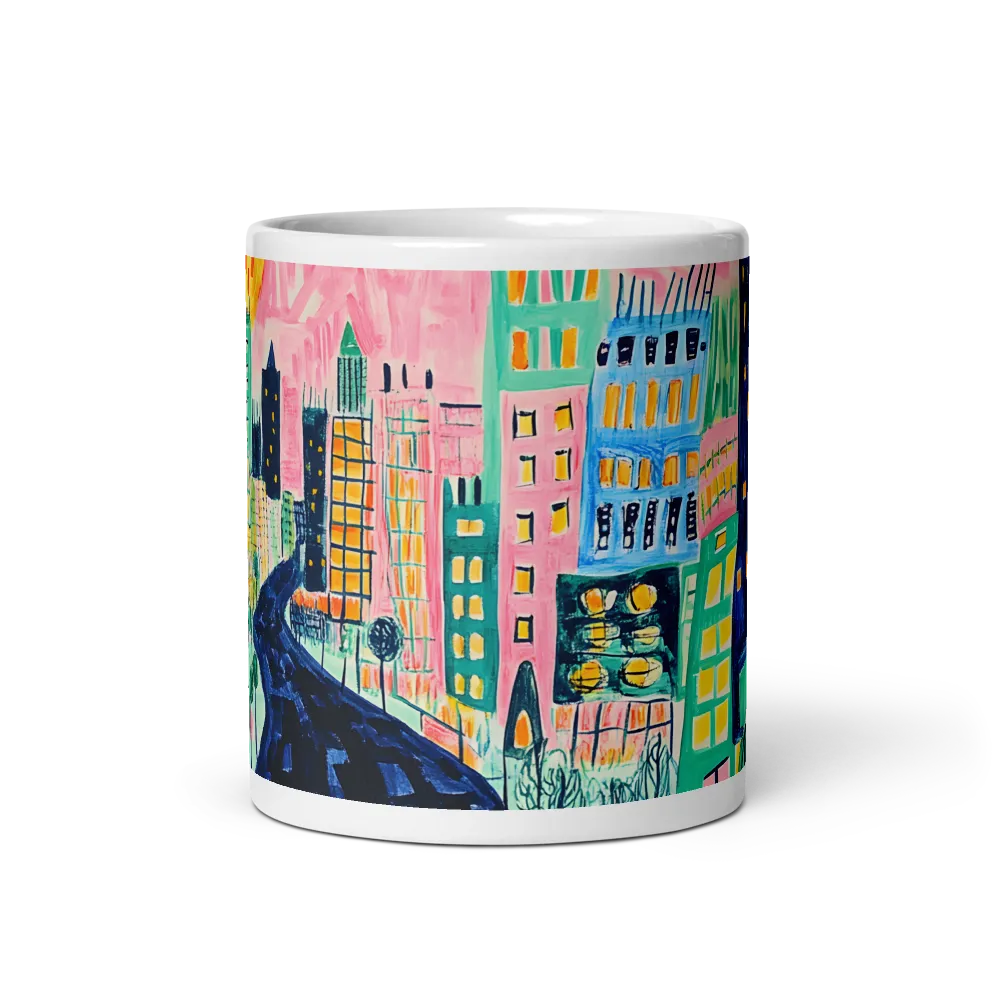 Whimsical Cityscape | Mugs | Multiple Sizes & Colors