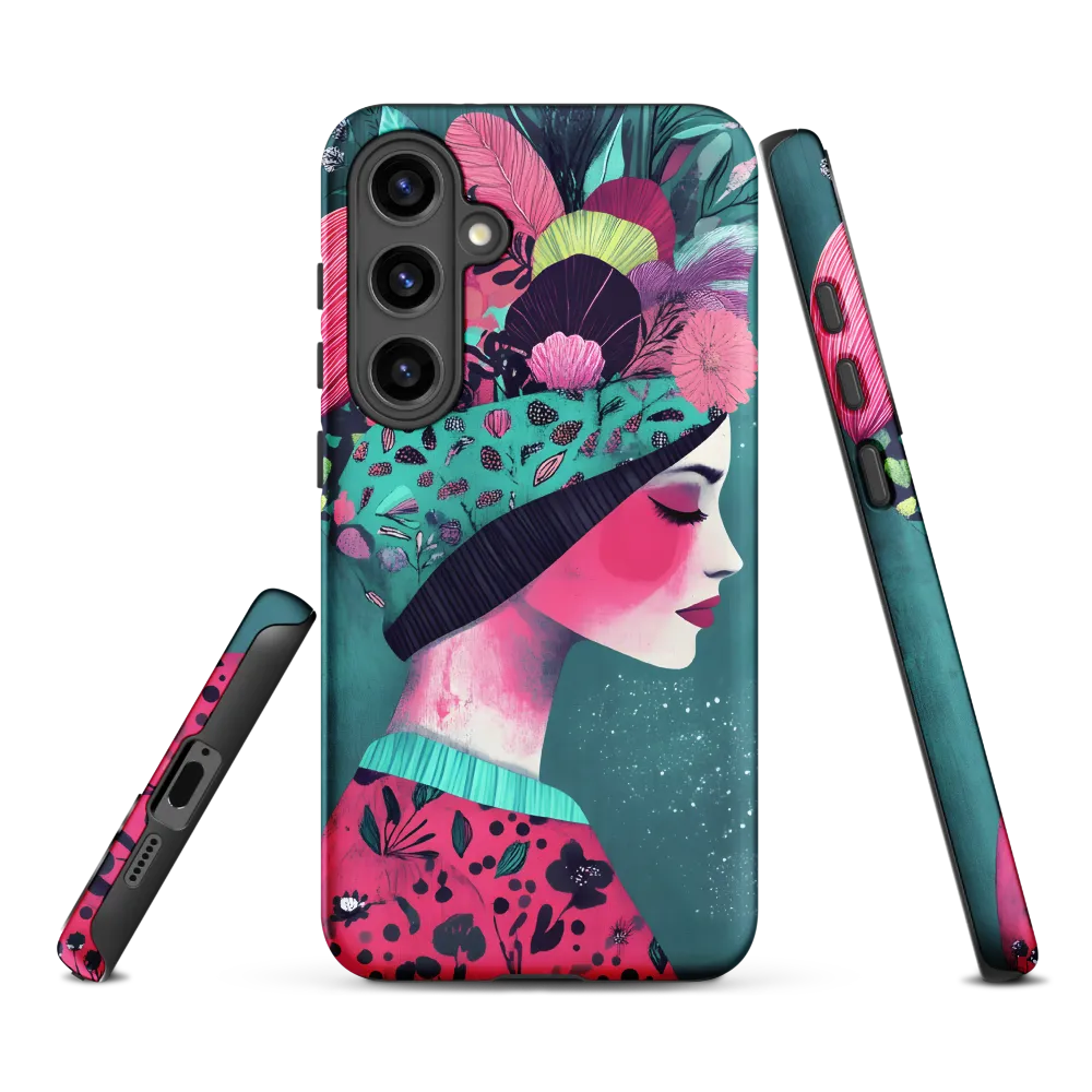 Whimsical Floral Portrait
