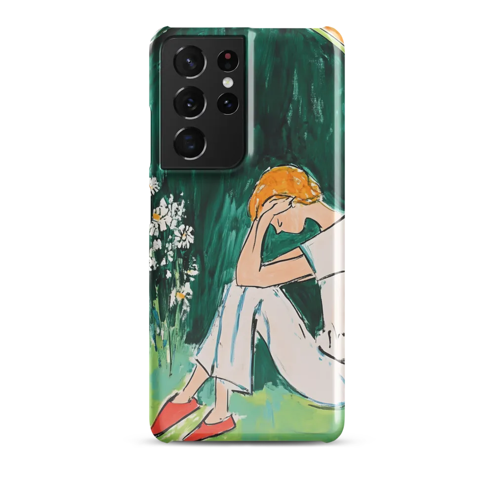 Silent Sorrow | Phone Case |  S21 Ultra | Snap Case | Glossy
