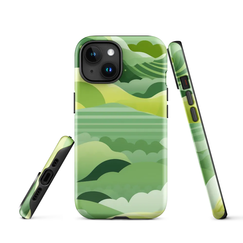 Tranquility in Green Waves