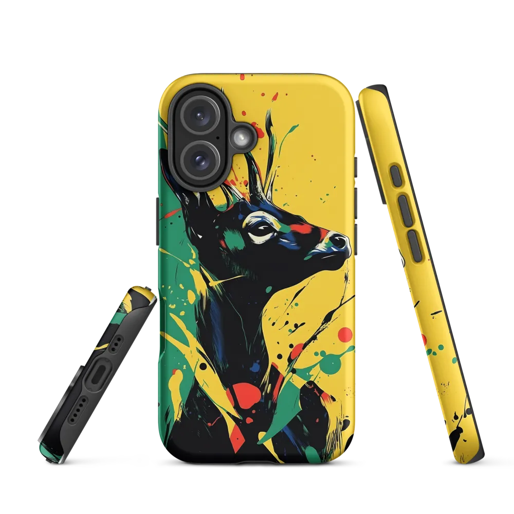 Regal Nature: The Vibrant Deer | Phone Case |  16 | Tough Case | Matte