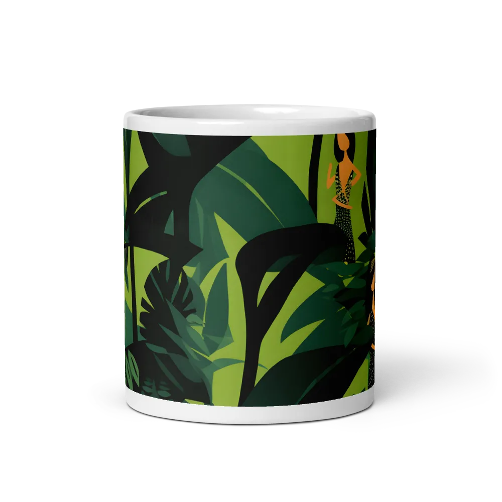 Harmony in Green | Mug with White inside | 11 oz