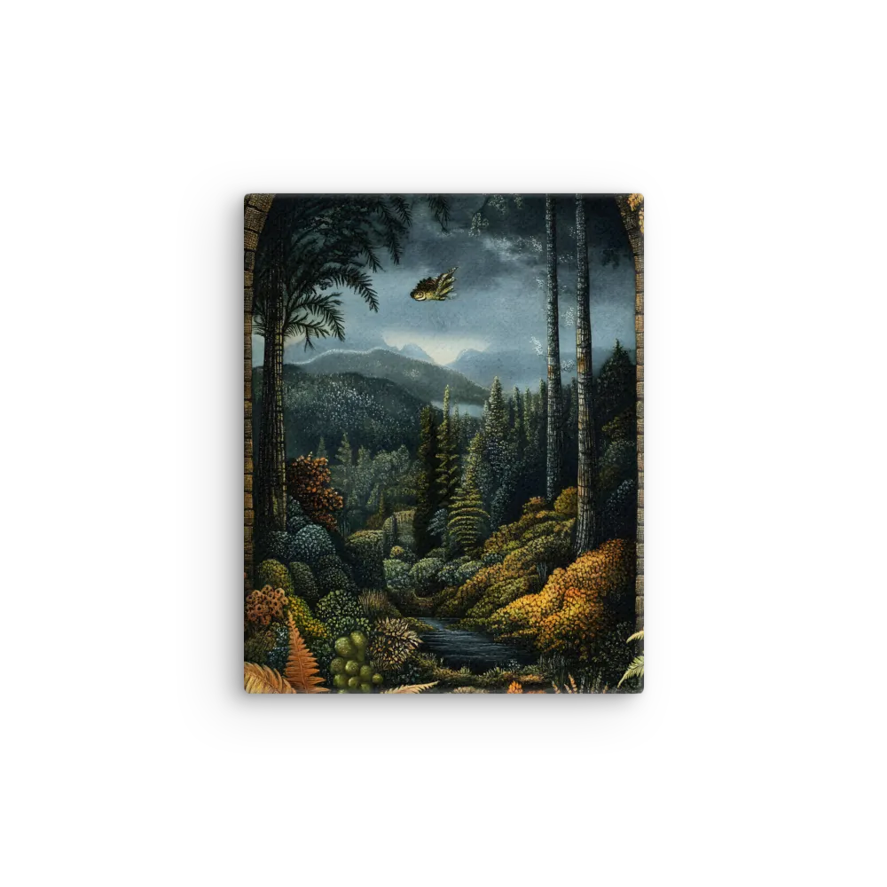 Whispers of the Enchanted Forest | Thin Canvas | 8″×10″