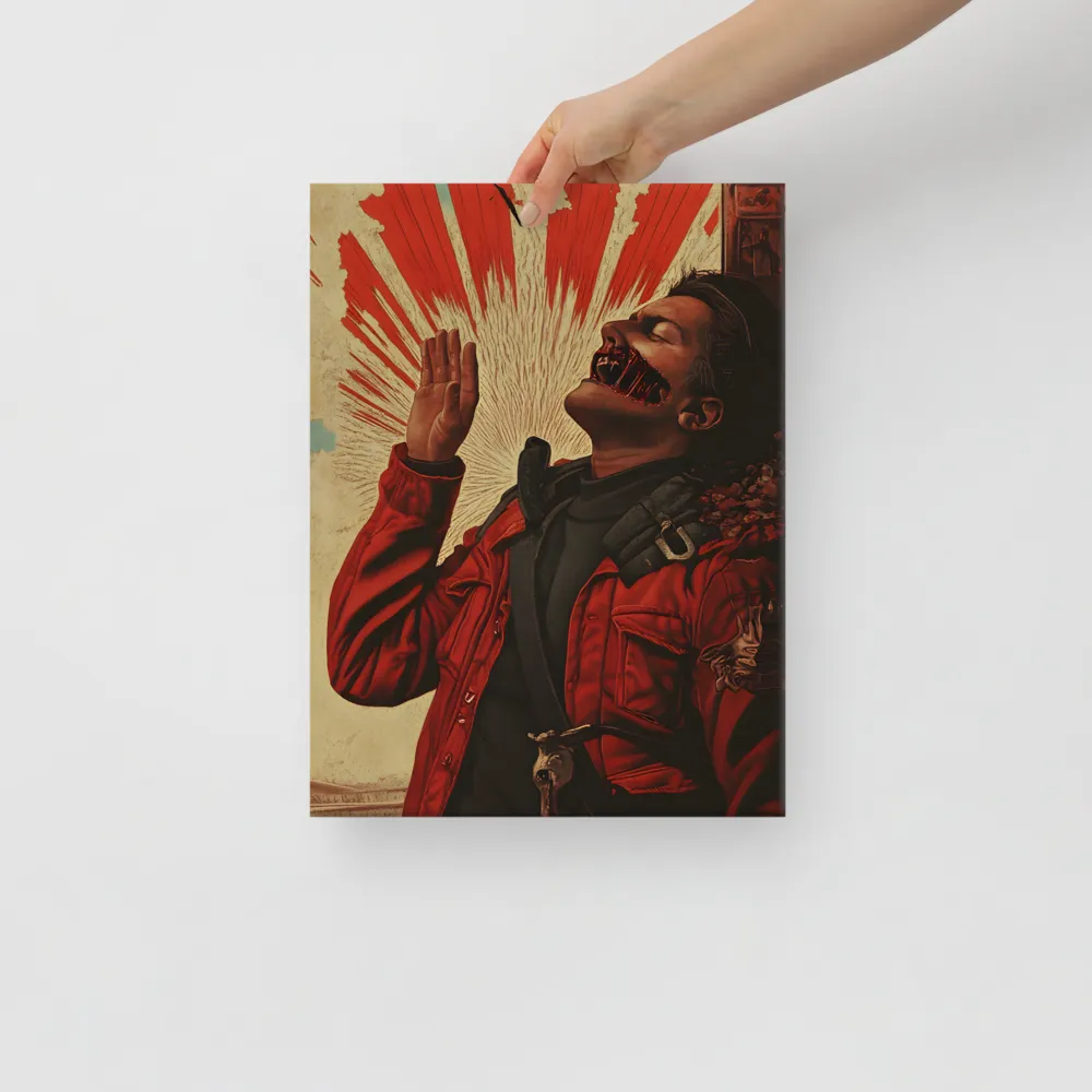 Defiant Echoes of Ruin | Canvas | 12″×16″