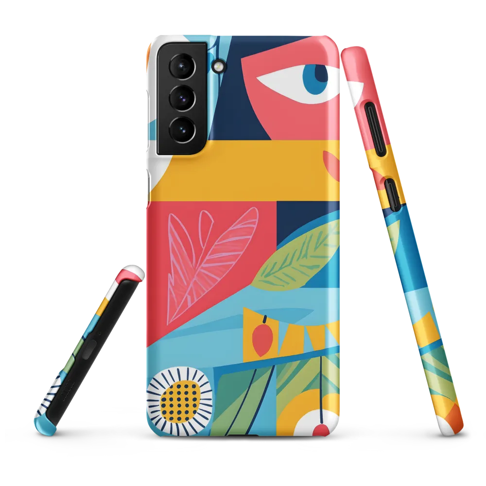 Vibrant Geometric Visage