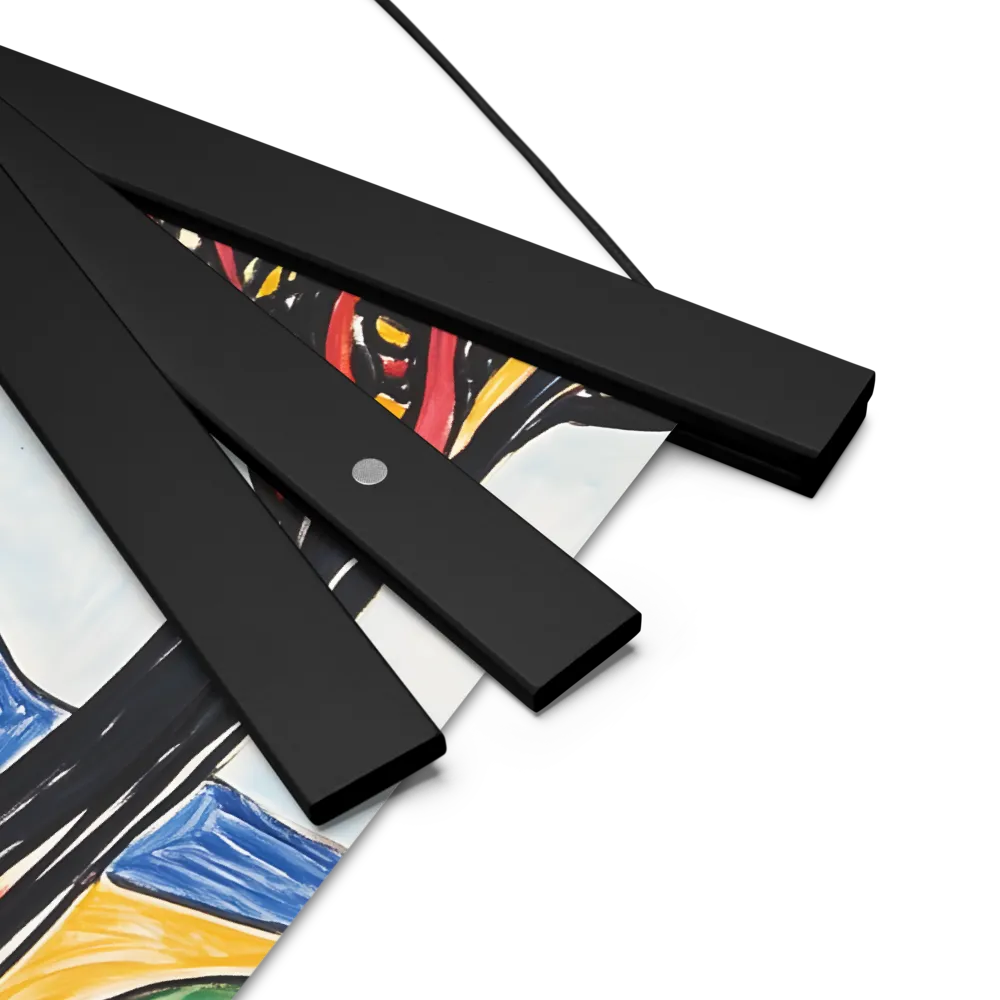 Vibrant Nature's Embrace | Poster With Black Wood Hanger | 10″×10″