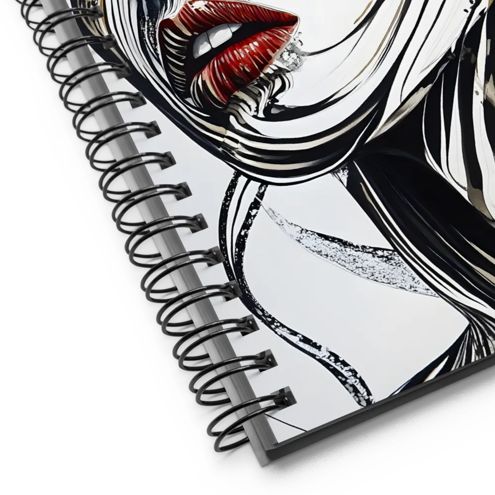 Whispers of Elegance | Spiral Notebook