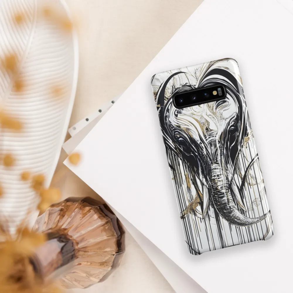 Majestic Elegance: The Heart of an Elephant | Phone Case |  S10 Plus | Snap Case | Glossy