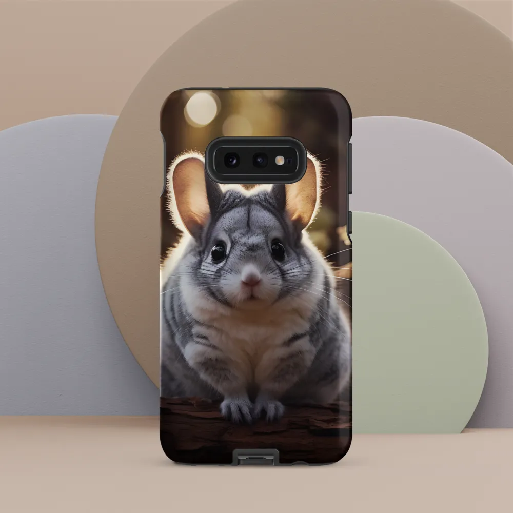 Curious Chinchilla in the Forest