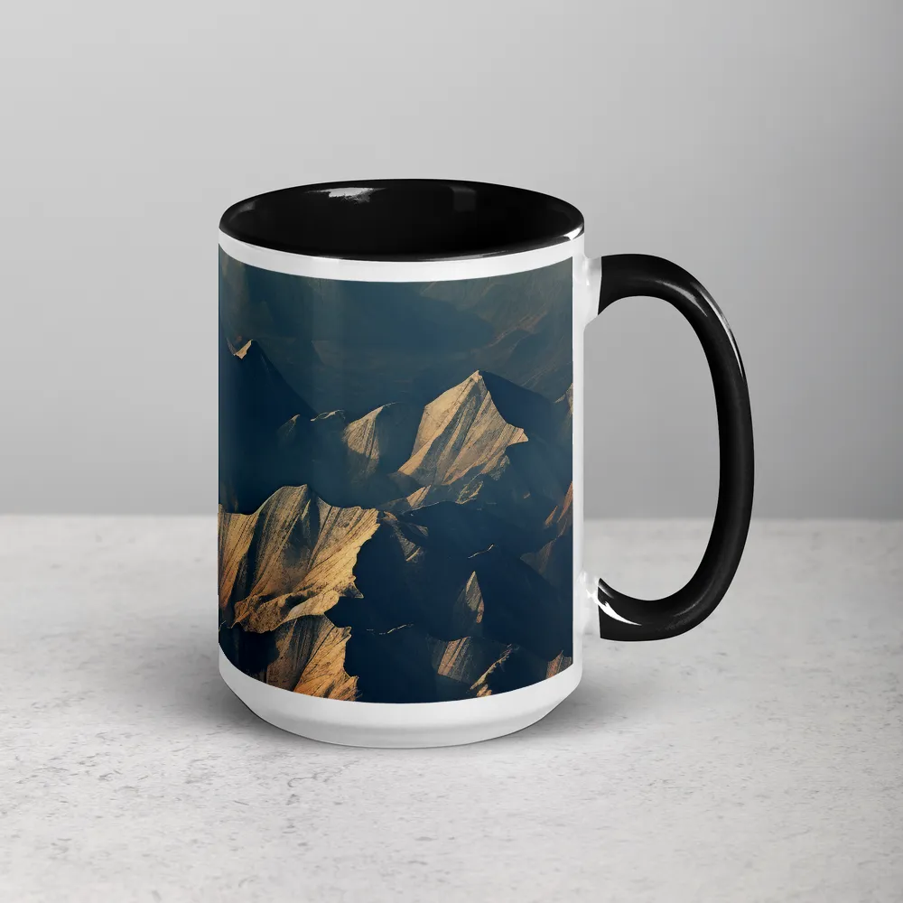 Aerial View of Mountain Range | Mug