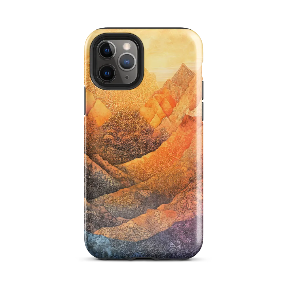Serene Peaks of Color
