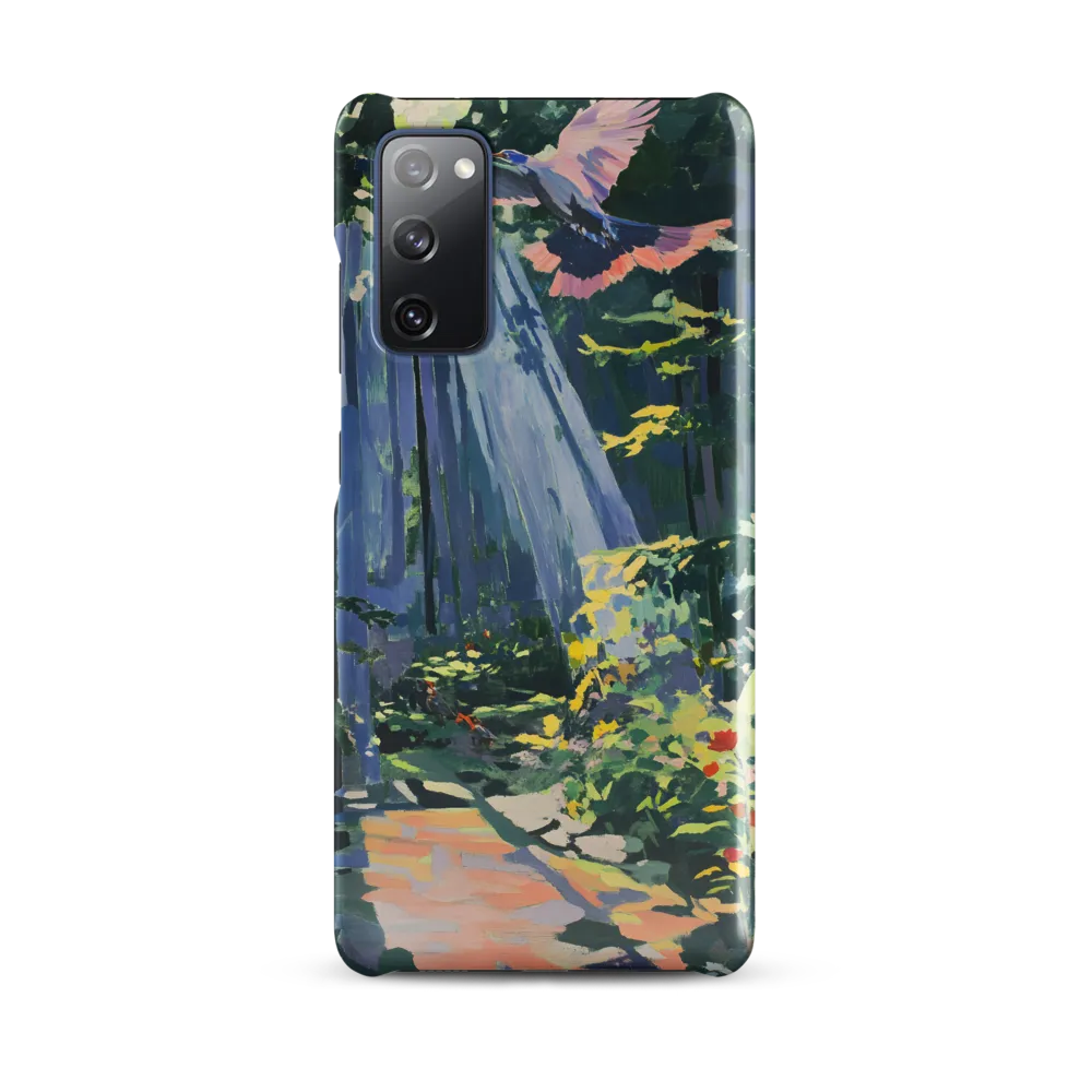 Flight of Light: A Serene Forest | Phone Case |  S20 FE | Snap Case | Glossy