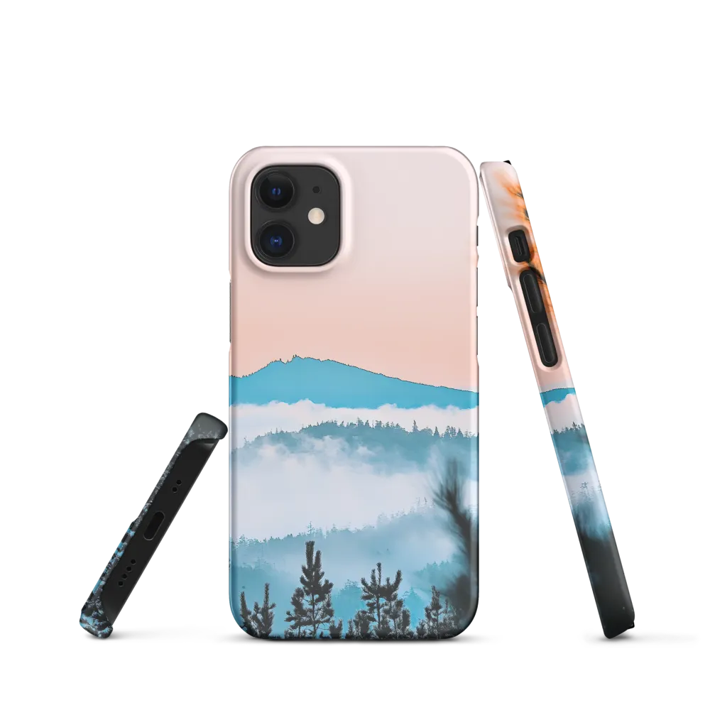 Tranquil Dawn Over Mountains | Phone Case |  12 Mini | Snap Case | Matte