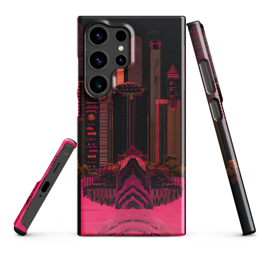 Urban Fusion: A Vibrant Dreamscape | Phone Case |  S24 Ultra | Snap Case | Glossy
