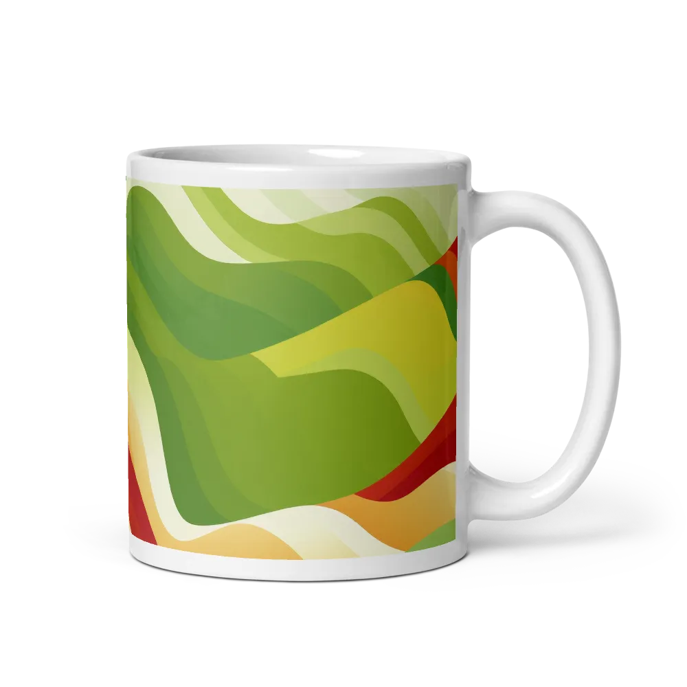 Waves of Nature | Mug with White inside | 11 oz