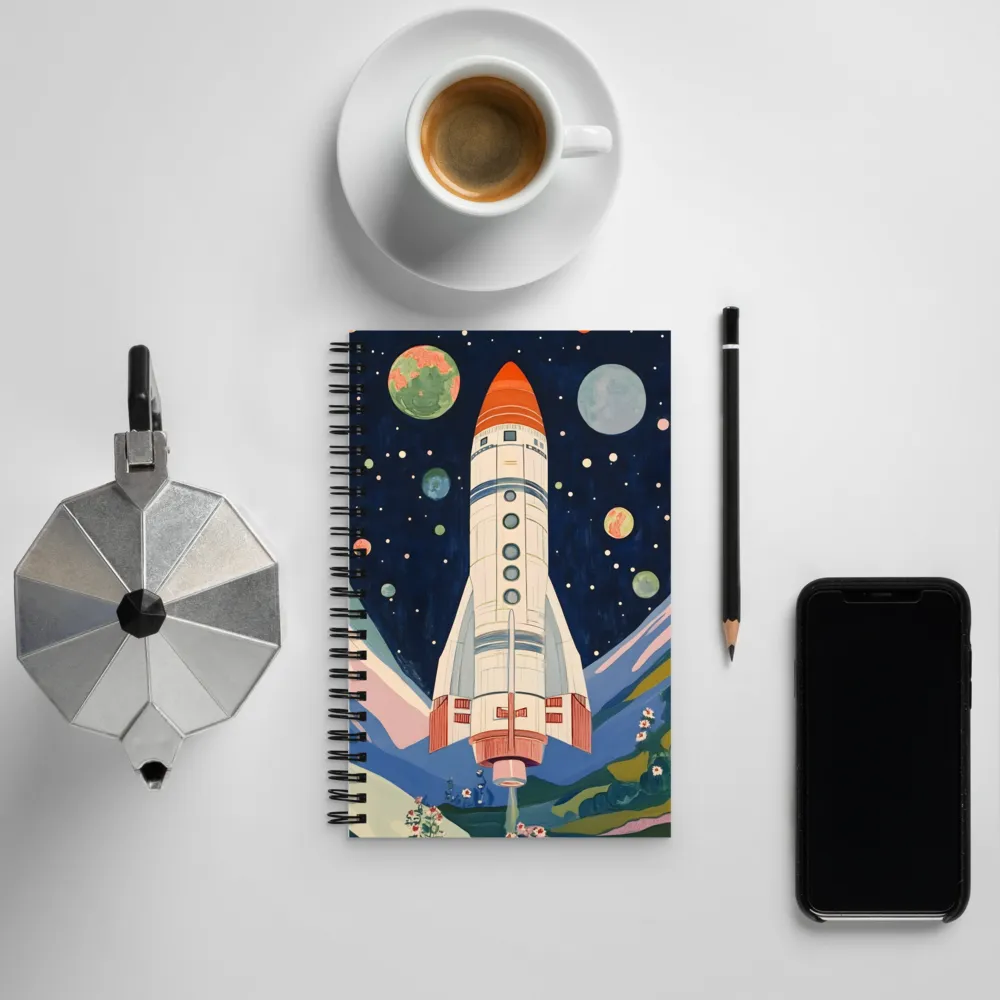 Journey to the Stars | Spiral Notebook