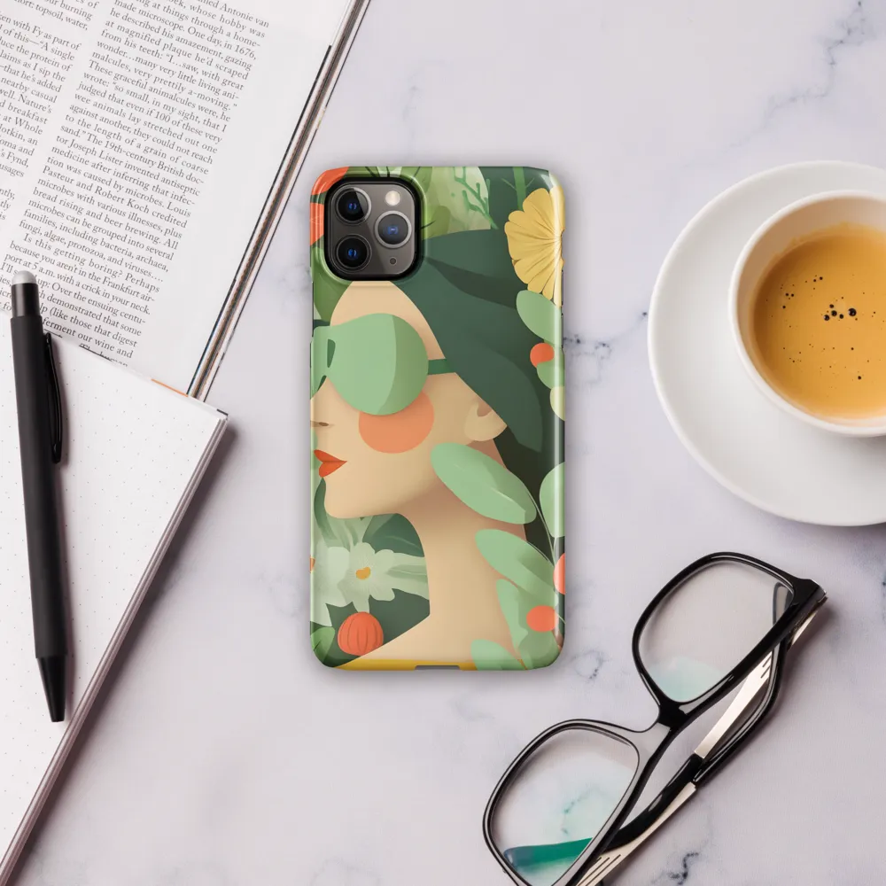 Nature's Serenity: A Modern Portrait | Phone Case |  11 Pro Max | Snap Case | Glossy