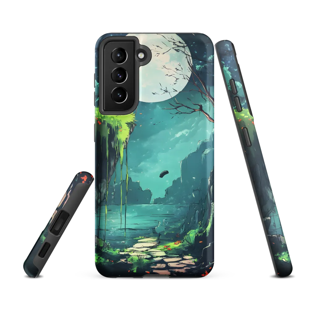 Moonlit Serenity: A Fantastical Landscape